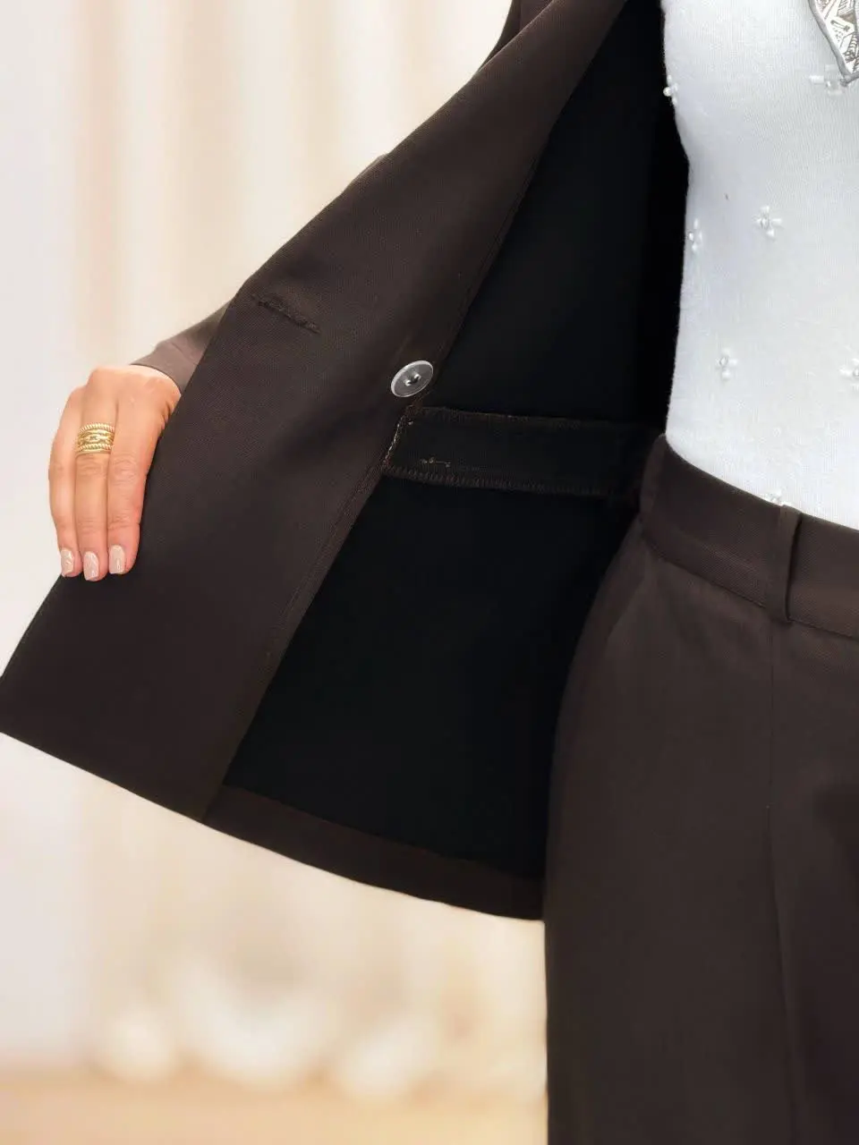 3726-کت و شلوار مزونی الیزا